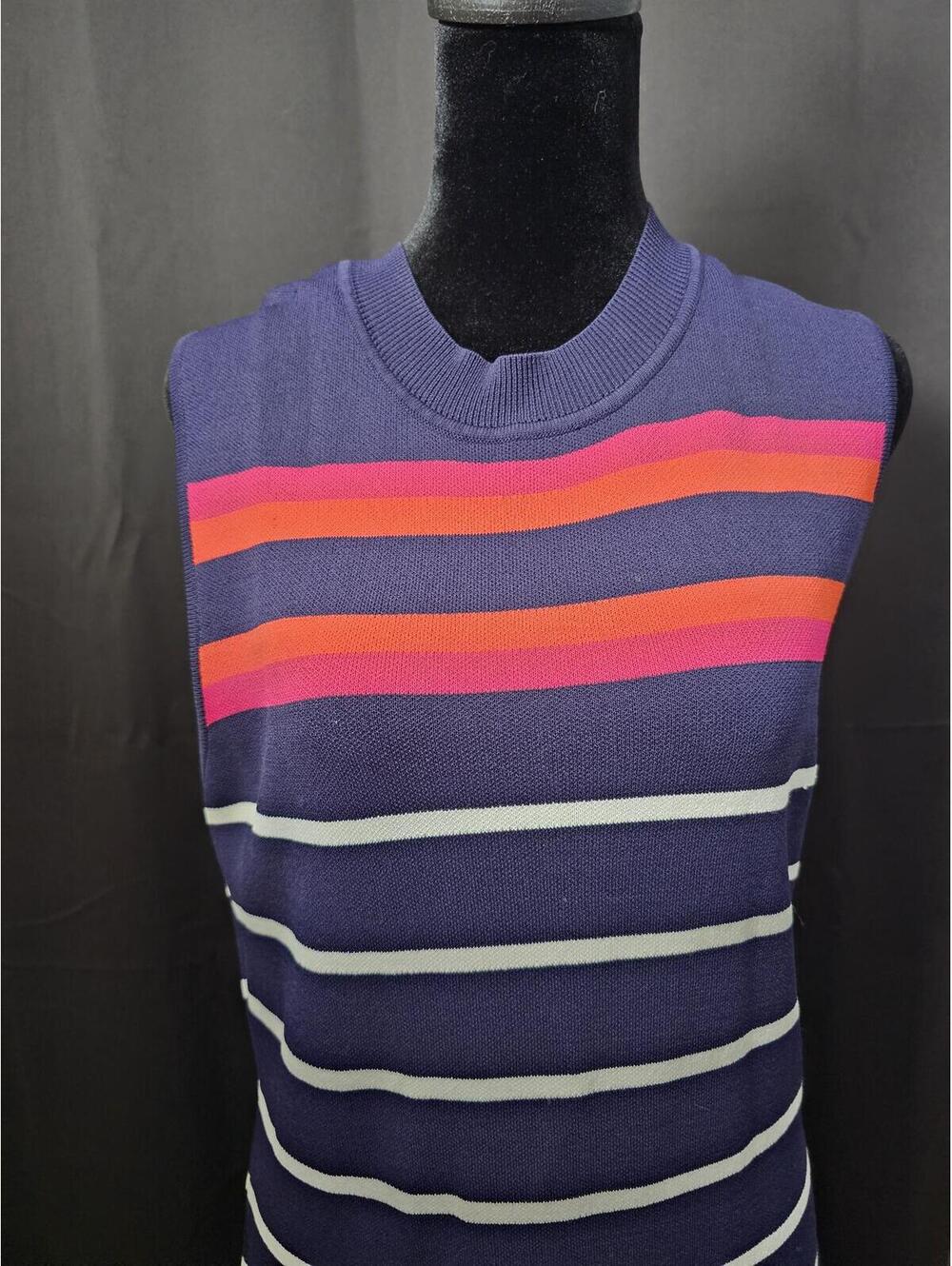 Eliza J Dress Blue & Pink Womens Size XL Knit